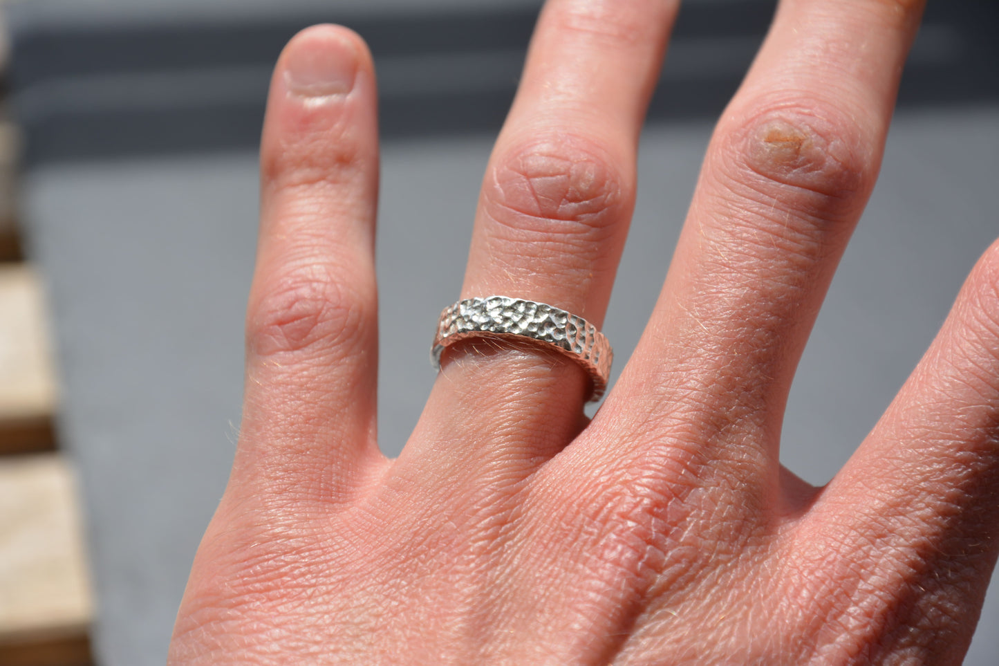Halftextured Ring